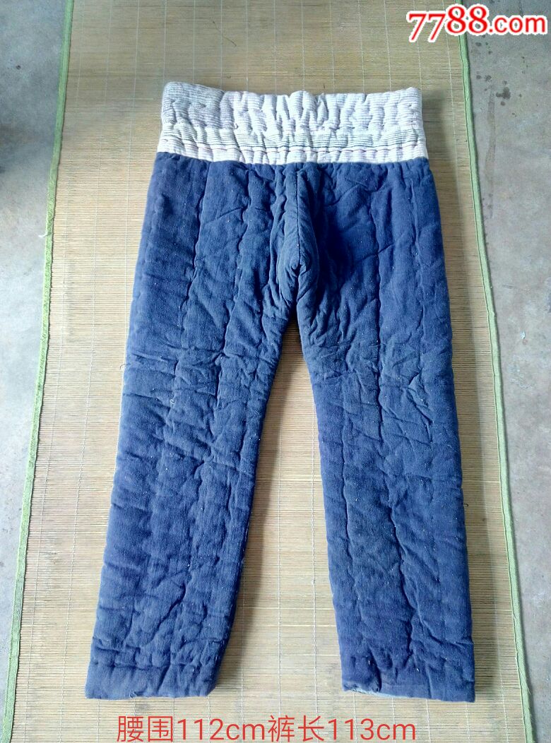 旧时老粗布棉裤.-其他服饰-7788收藏