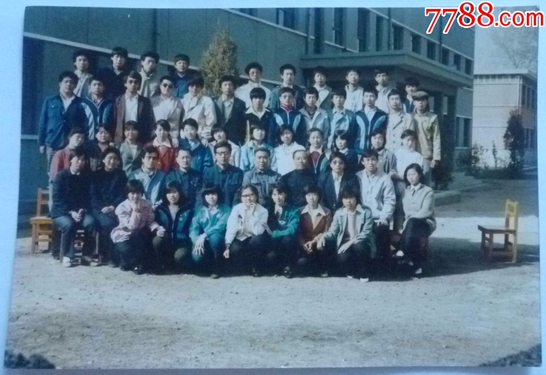 八十年代老照片师生合影留念