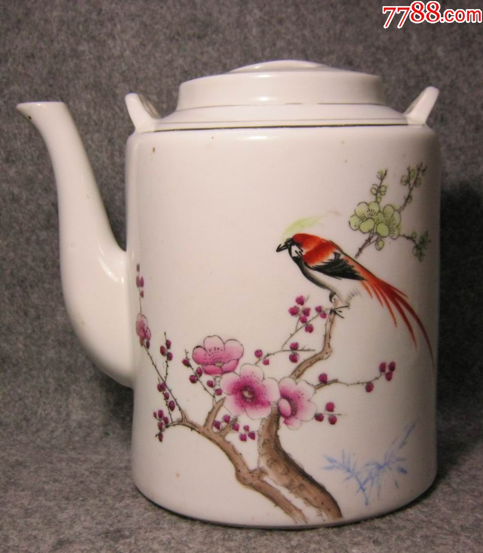 (已订出)中号梅花鸟提壶