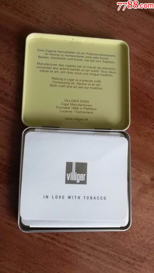 瑞士雪茄villiheri铁盒烟标3d铁盒雪茄烟标