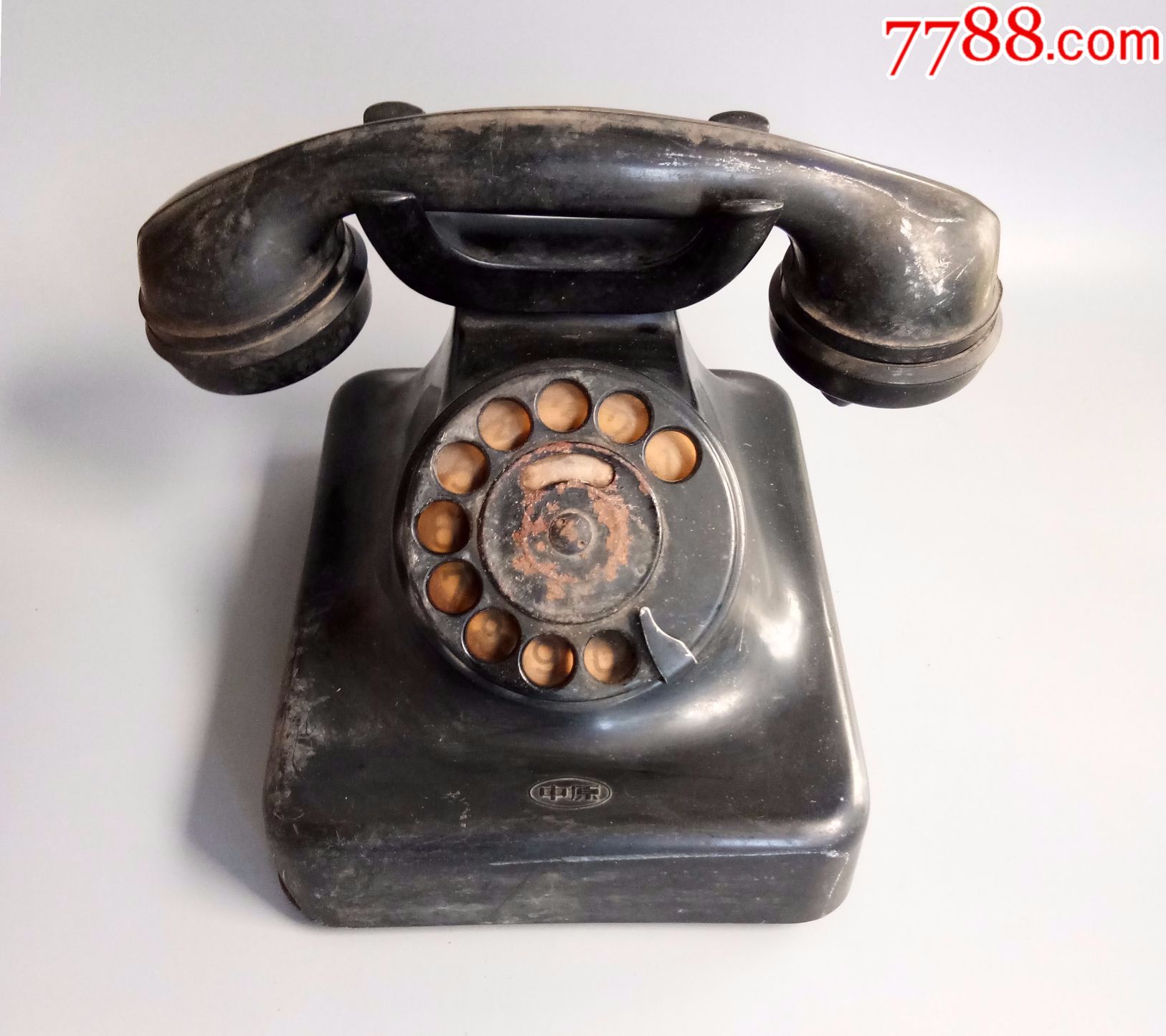 50年代公私合营时期上海中原牌拨盘电话机【怀旧杂项老物件】_第2张