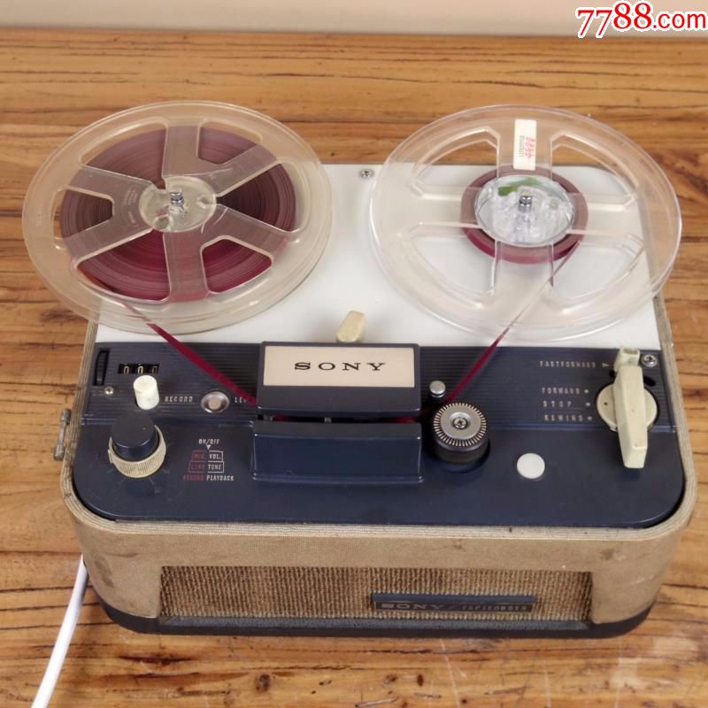古董唱机日本索尼SonyTC-102型开盘机录音机