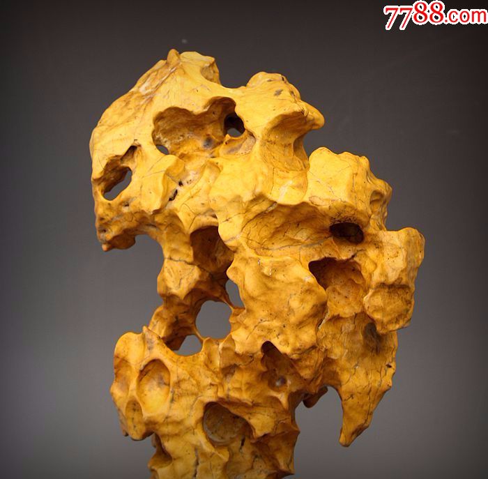奇石头原石灵璧石天然英德石黄太湖石原石玲珑石供石57