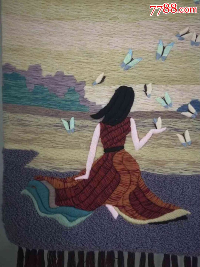 毛线画