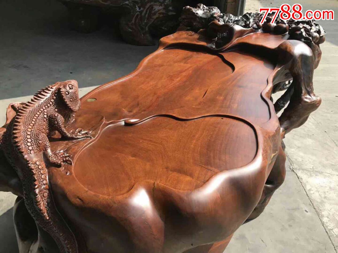 根雕木雕老挝红花梨整体无拼接实木茶几茶台茶桌茶具茶海