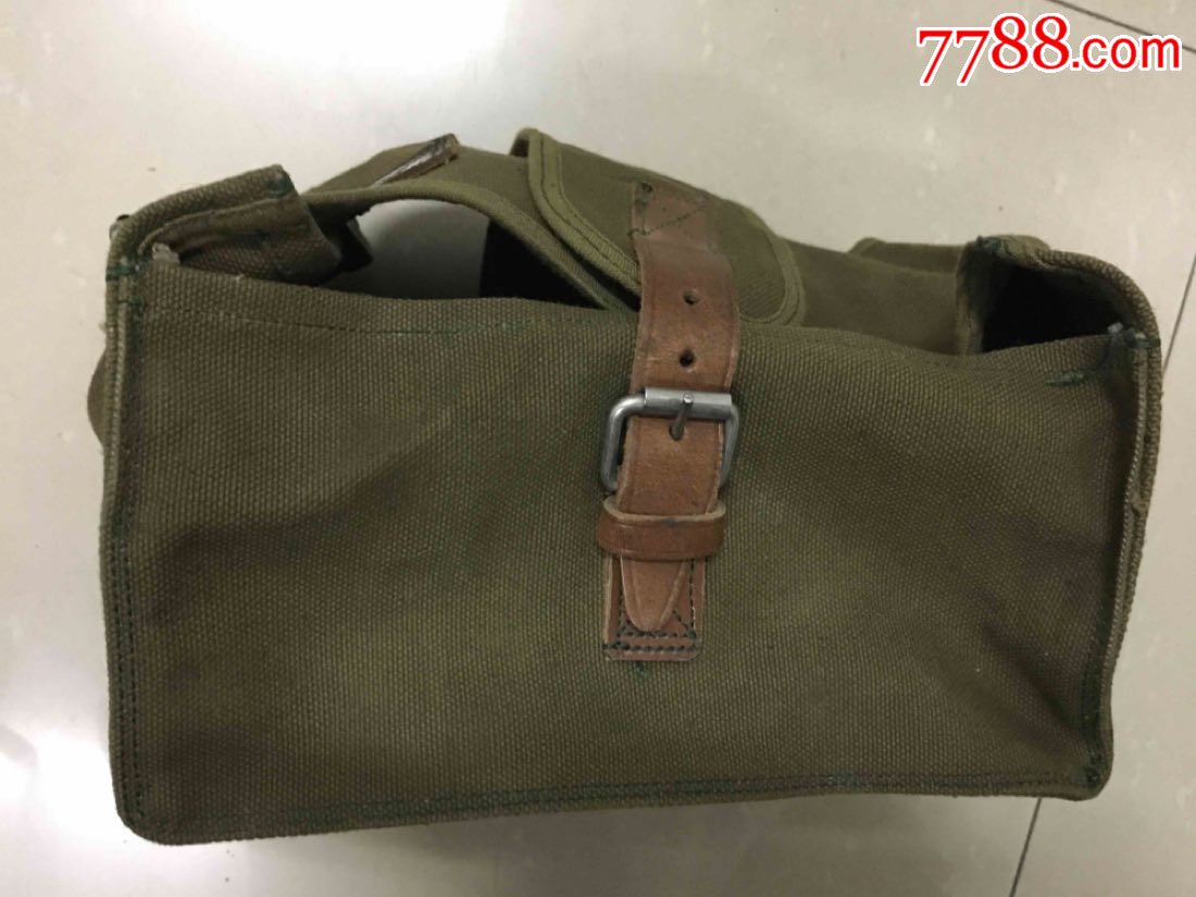*用帆布包配纯皮带军品收藏几乎全新