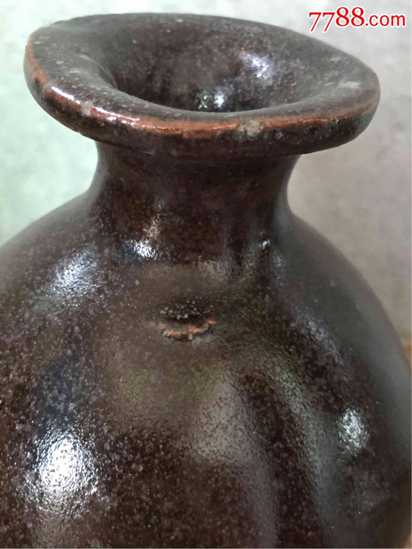 民国陶瓷老酒壶/古董酒瓶包浆老!包老包真/品相好!收藏摆设精品