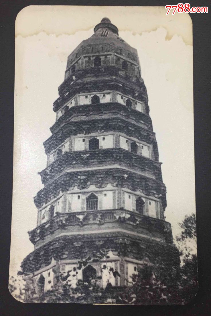 古塔老照片