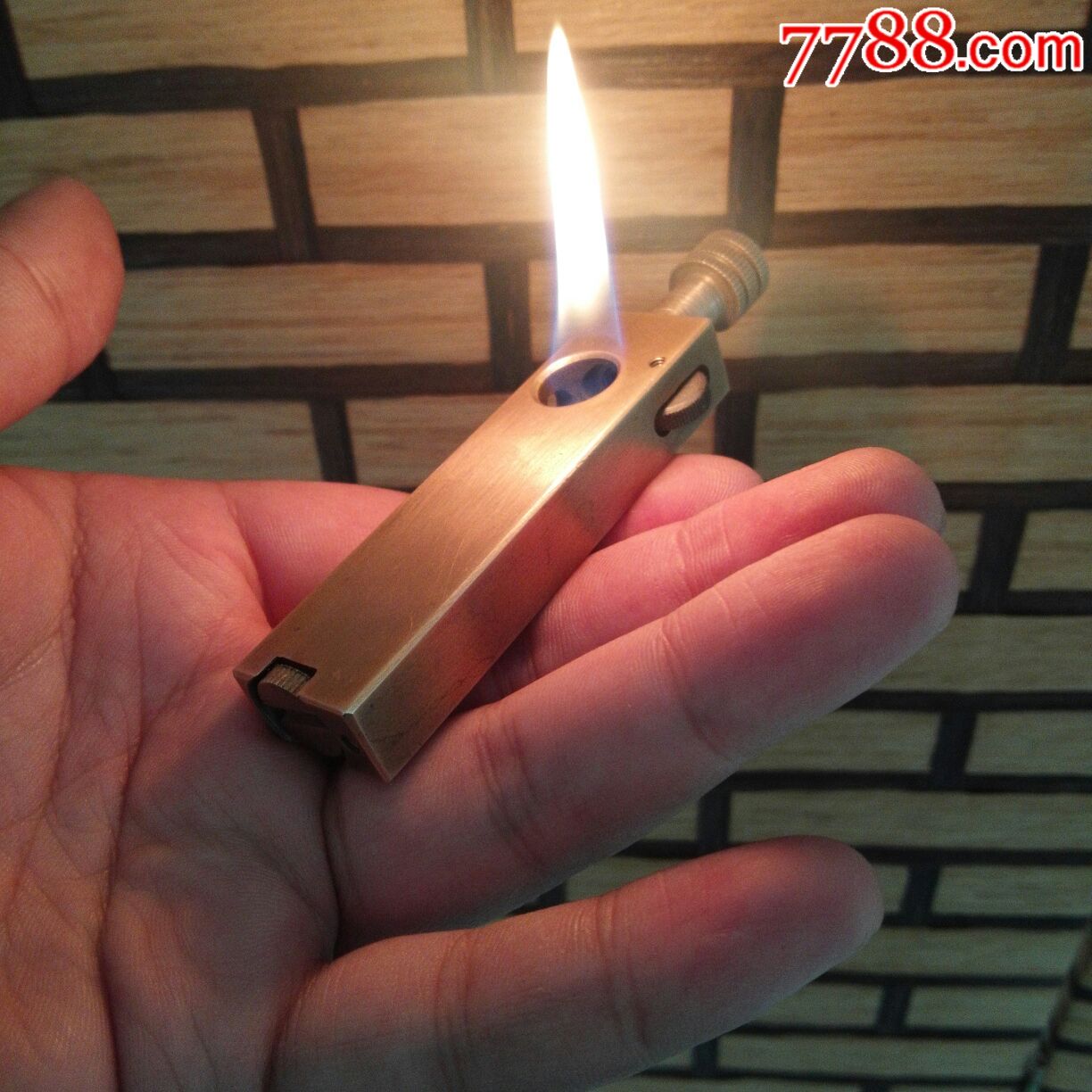 纯铜手工烟斗煤油打火机