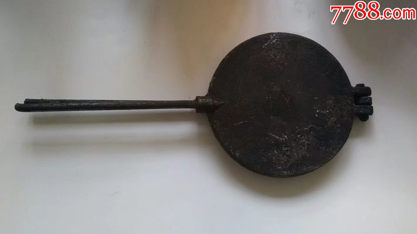天津有色金属制品厂铝制五种图案饼铛【通古斋收藏】_第1张_7788收藏