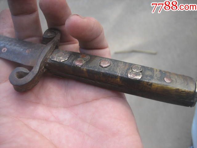 包老保真清末民国铁兵器短剑七星短剑驱法辟邪用的护身符双面七星剑
