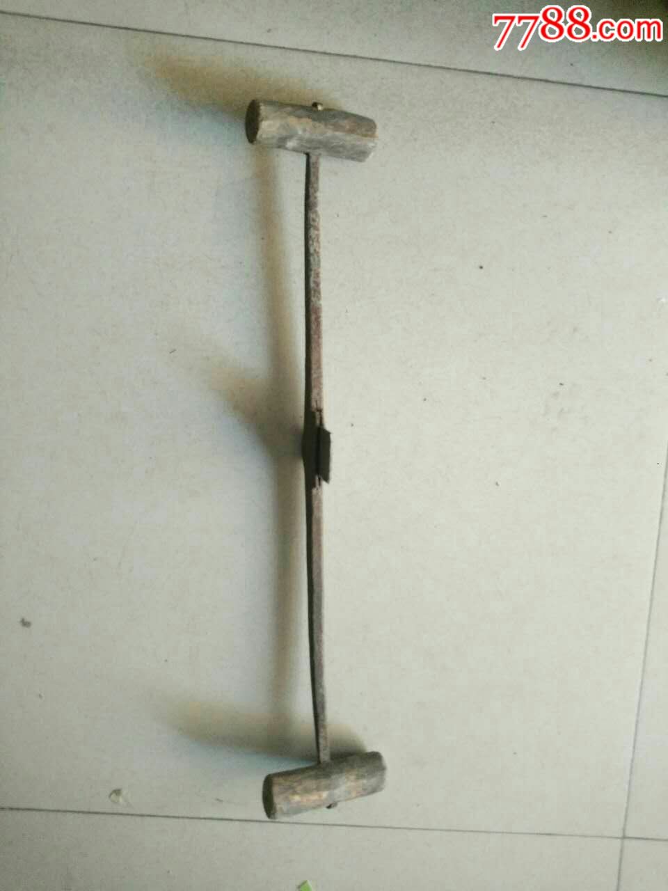 清末民国磨剪子戗菜刀工具一件52-7cm