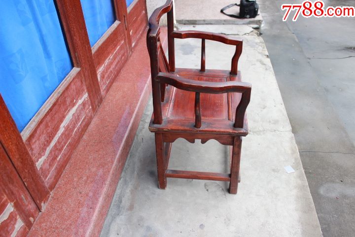 民国老旧家具古典老椅子老式绣花椅太师椅扶手椅靠背椅小姐椅