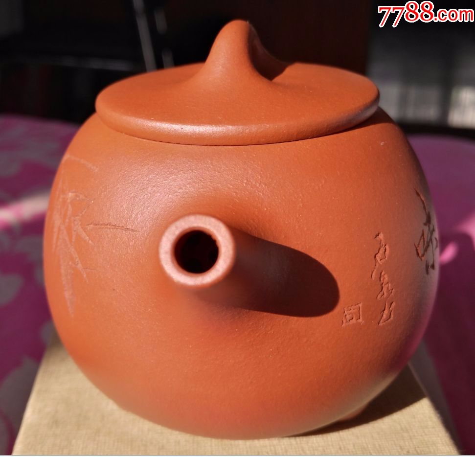 紫砂壶:半手工手把壶,全品