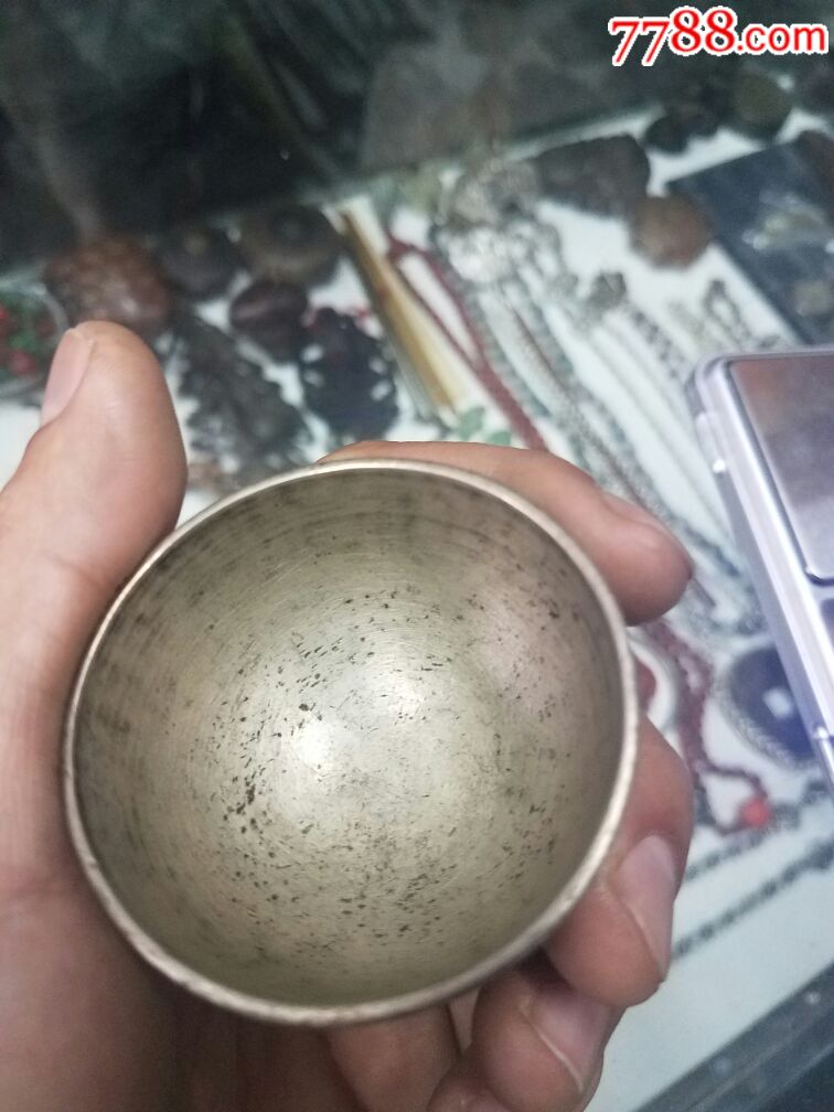 民国云南少见银杯子一个,厚重,达到百分之七十