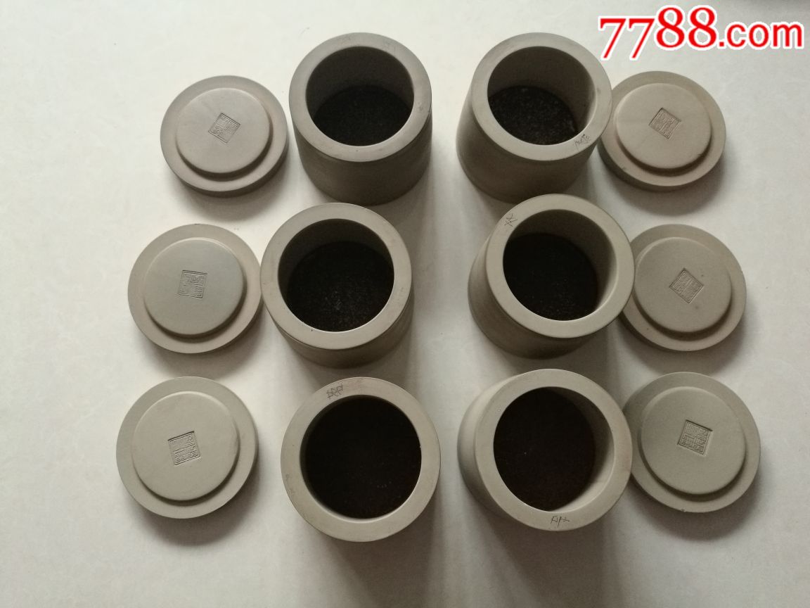 北陶津门名家景记款蟋蟀罐6只