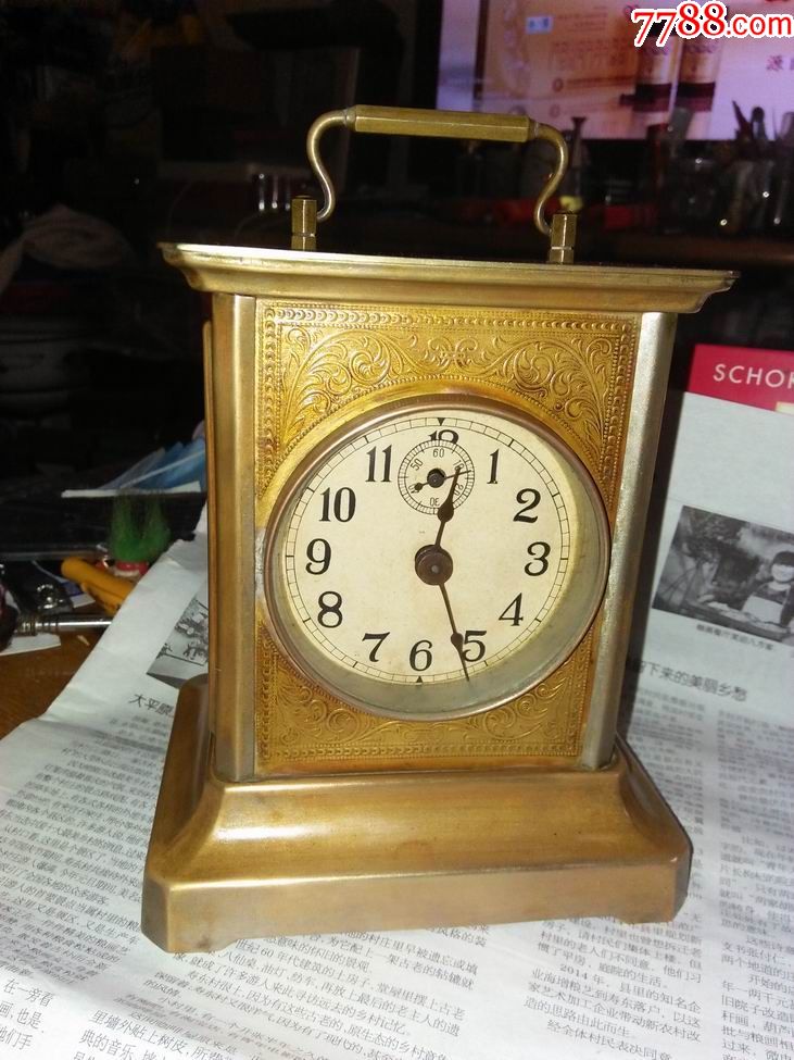 美品清朝德国宝星八音盒座钟