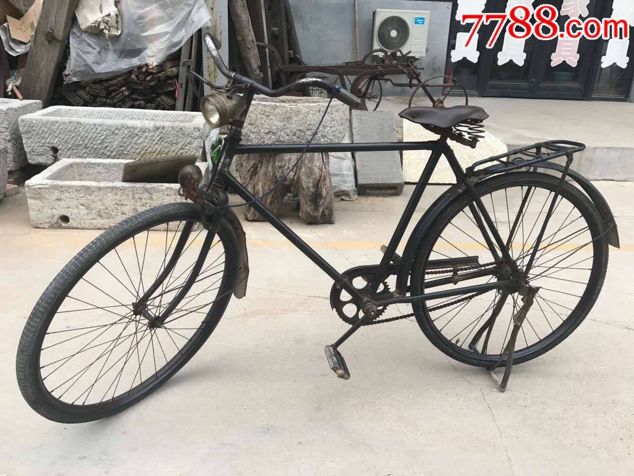 二战时期东德进口钻石牌自行车,全品