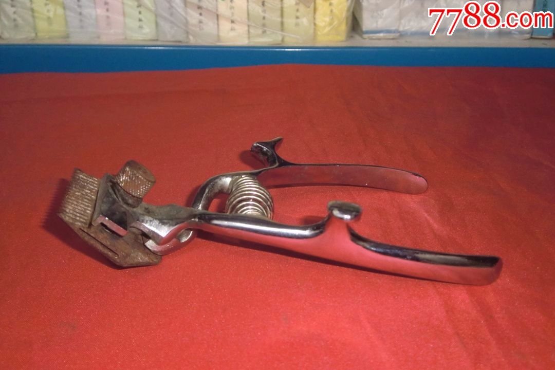 老式手动剃头剪一把(理发推剪)