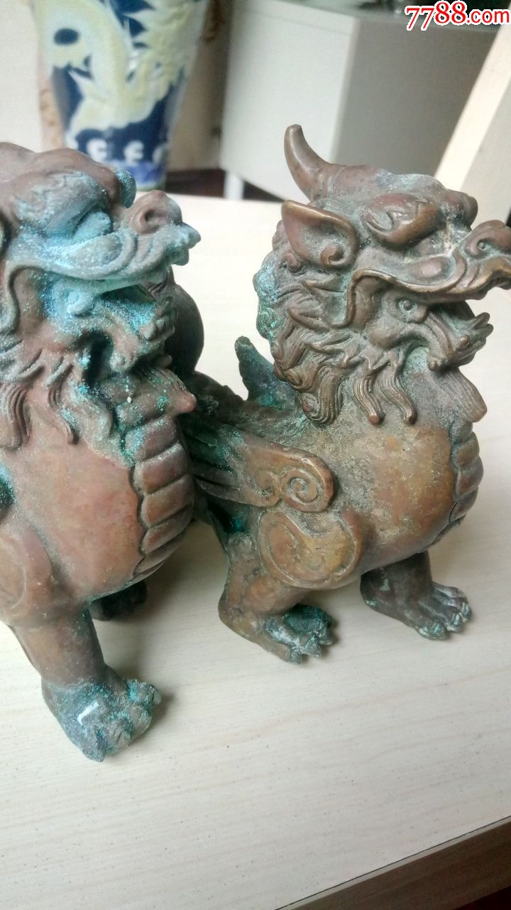 神兽天禄一对