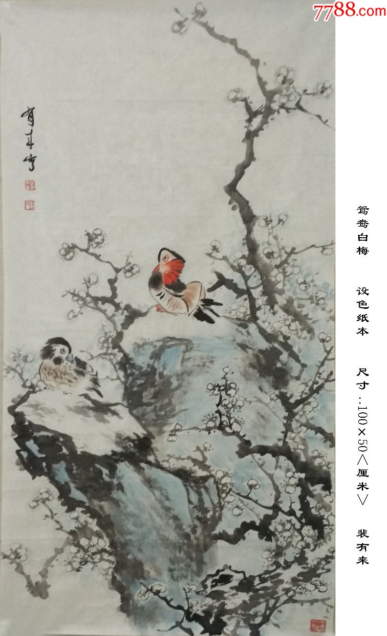白梅鸳鸯