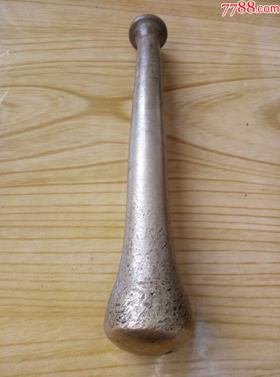 铜中医捣药罐捣药缸.高13厘米