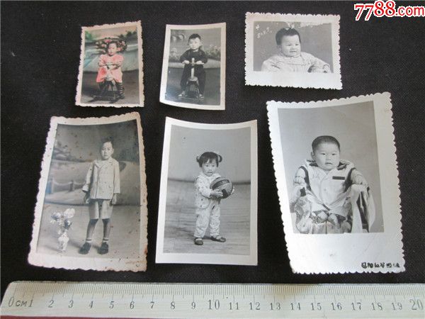 历史时代记忆老照片上世纪60年代孩子照片一组