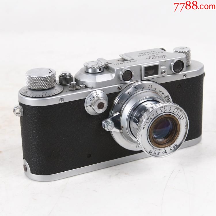 1951年古董leica徕卡莱卡iiif旁轴机械胶卷相机俄头l39口8【古董影像