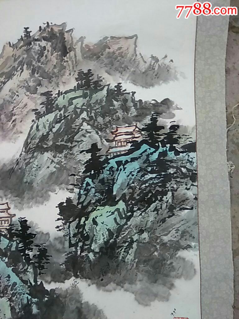 青岛名家臧作骝山水原作