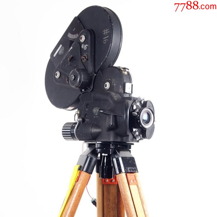 西洋古董德国阿莱arriflex16毫米16mm电影胶片摄影机带木脚架8品