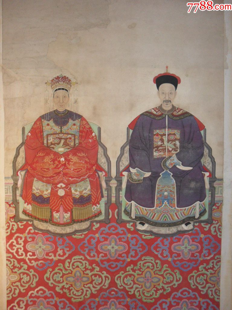 官员双人画像