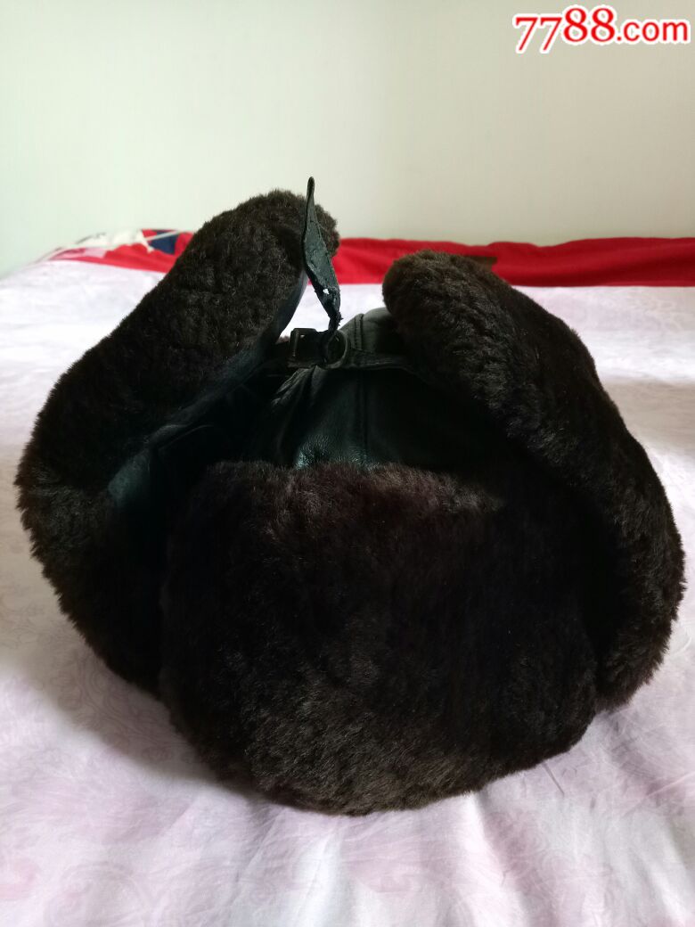 羊剪绒皮棉帽