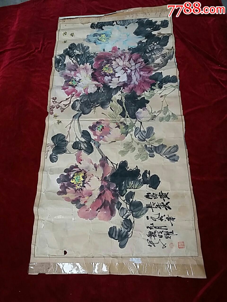 著名画家魏明耀花鸟画原作