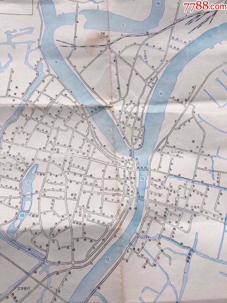 1982年浙江宁波交通导游地图