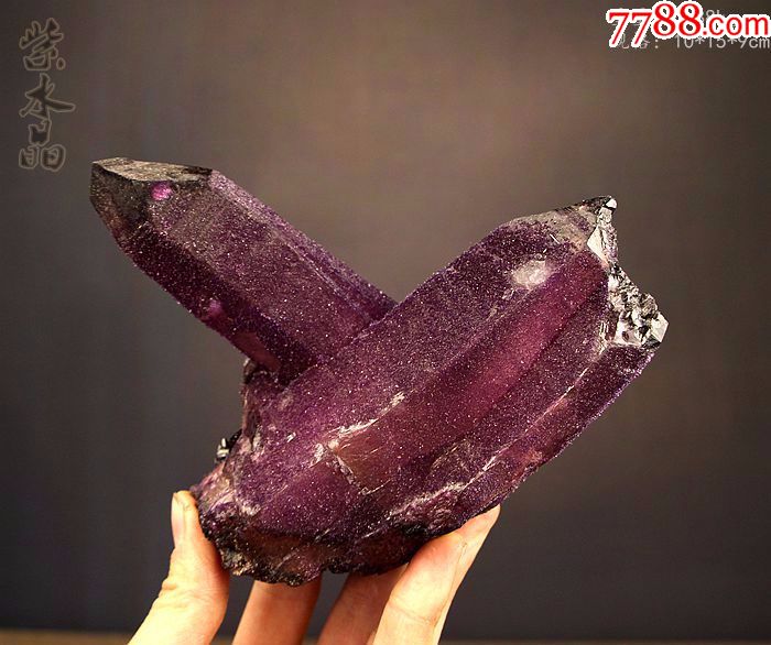 矿物晶体奇石头原石大型紫水晶原石水晶天然矿石摆件收藏品01