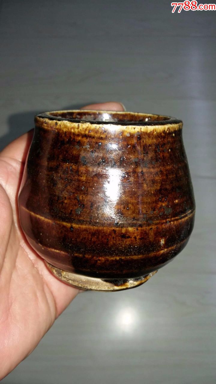 酱釉小罐_酱釉瓷/紫金釉_丰石缘【7788收藏__中国收藏