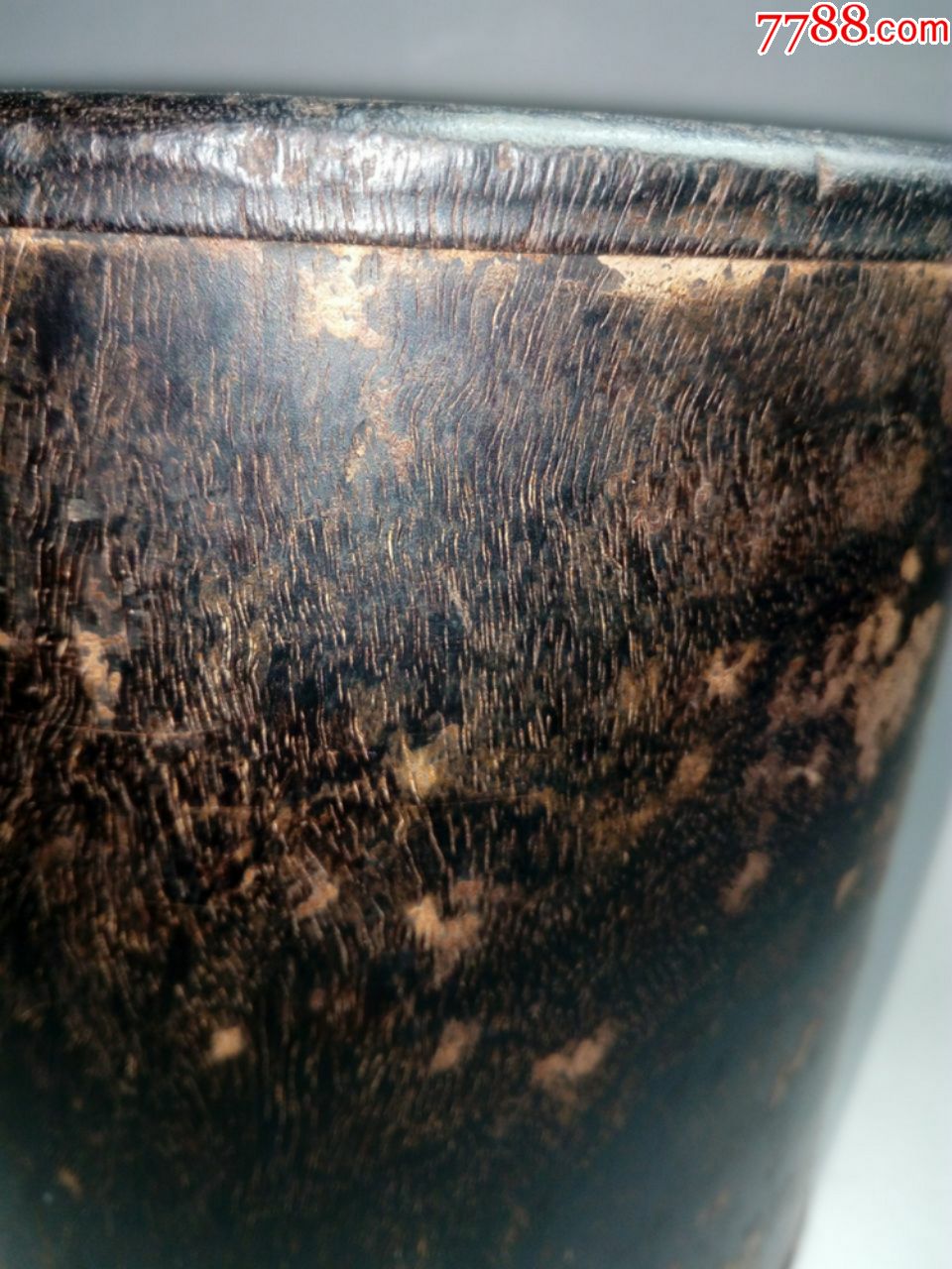 老紫檀笔筒