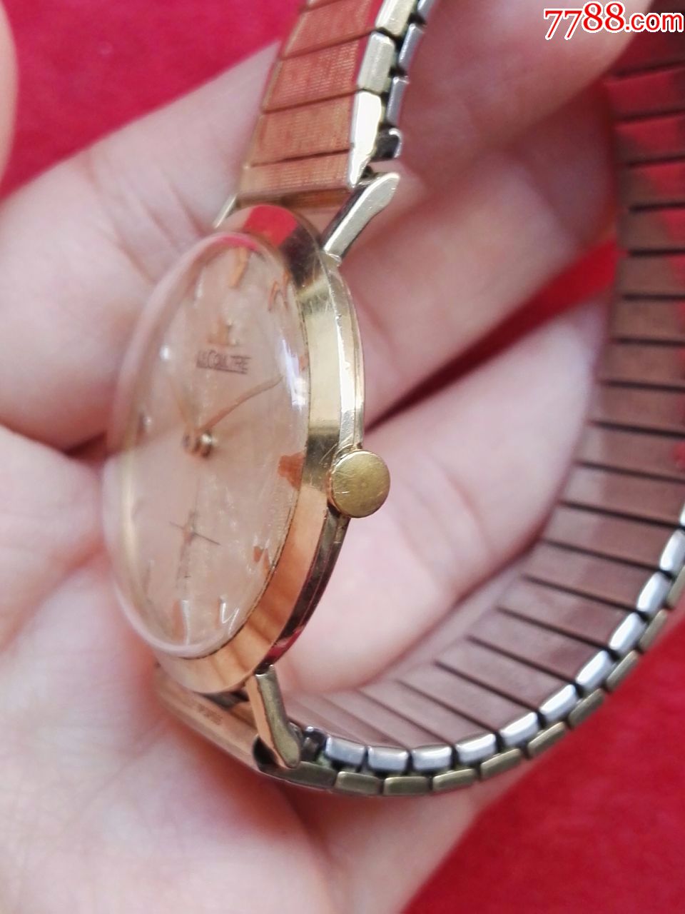 #男款#积家手表二手男表IOK包金手动机械表古