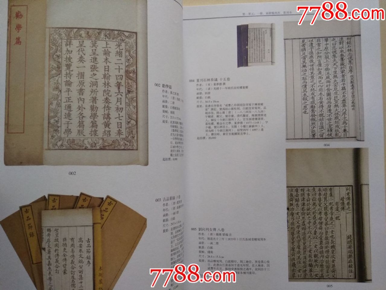山东齐鲁国拍2012春季古籍善本首场拍卖会拍卖目录(西)