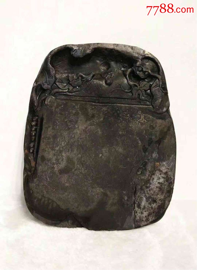 清代文房端砚,造型大气,工艺精湛,惜老补,长19厘米厚2.5厘米_价格900.