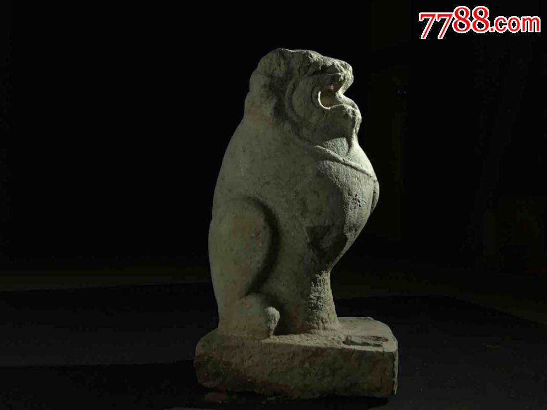宋元狮,胸脯鼓鼓,如狼似虎,劲头十足,气势凶悍,高77,宽32,长43,,包老