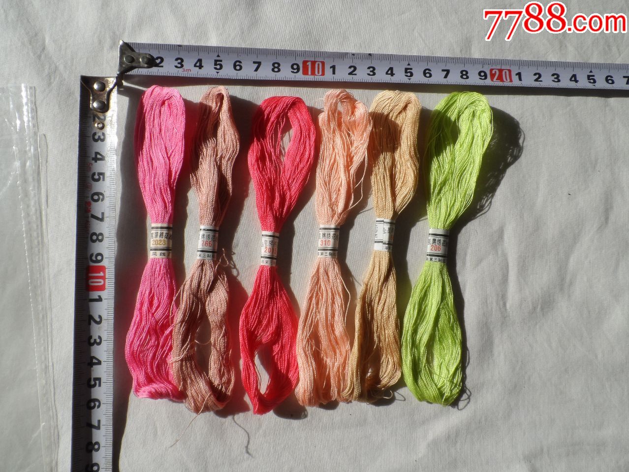 特质.金星牌绣花线.长风线厂,上海第三制线厂出品.