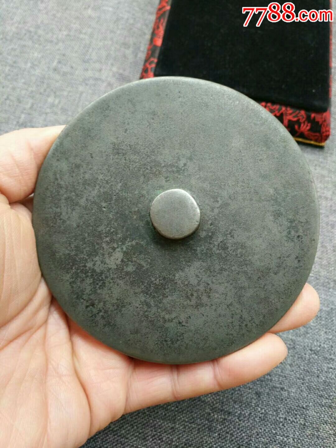 明代素面青铜镜径102厘米厚1厘米重2876克全品