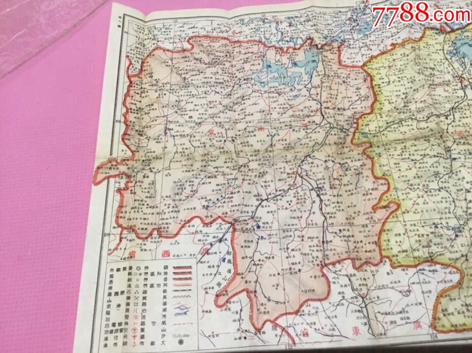 民国江西及湖南省地图