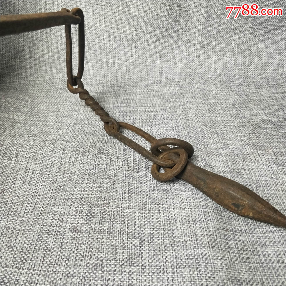清代兵器铁手捎老兵器铁器古玩老物件收藏清代铁器兵器