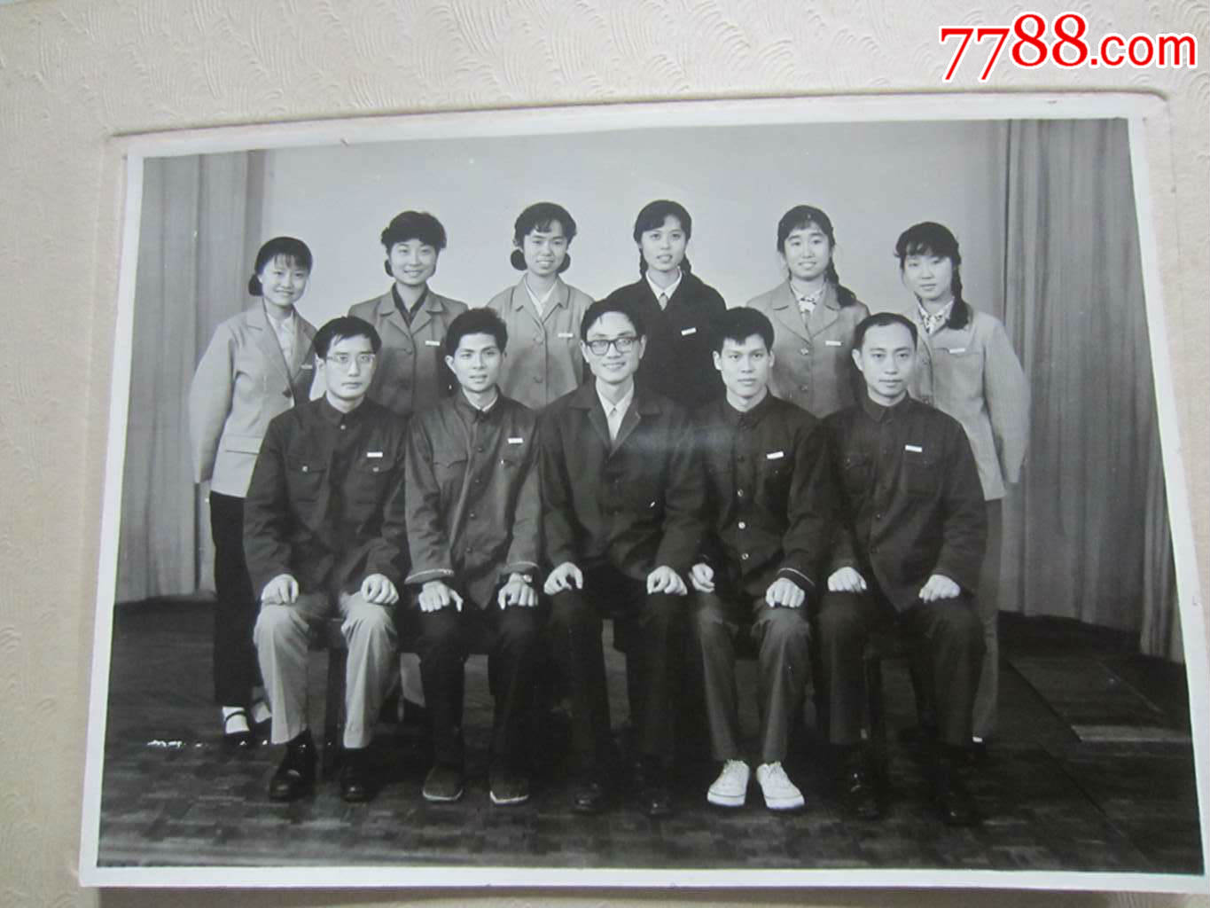 上海青鸟.同学合影(老照片)