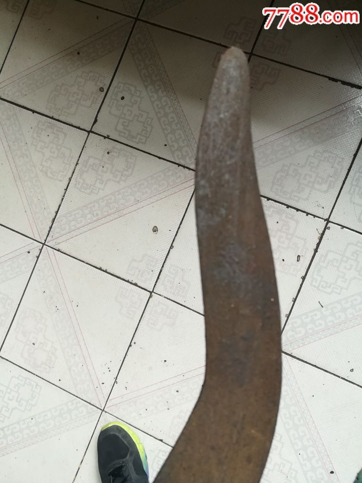 清代丈八蛇矛枪头(保老保真)_铁兵器_赏宝斋古玩店