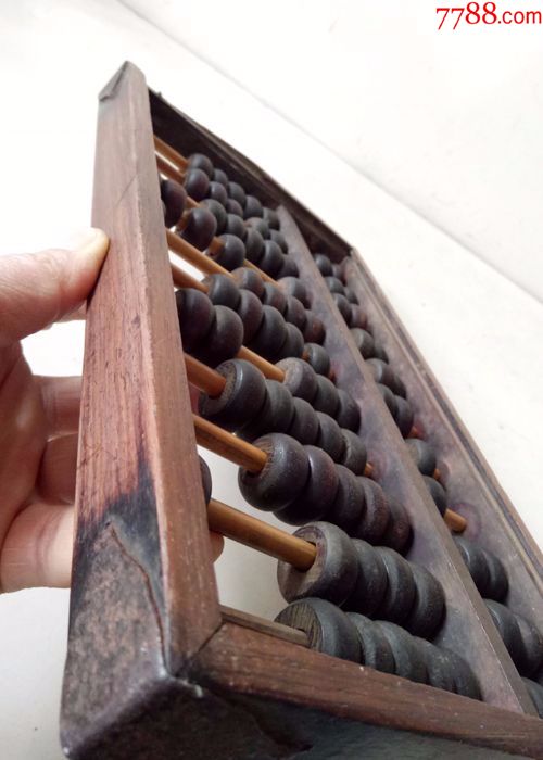 老红木算盘,红木老算盘_价格180.
