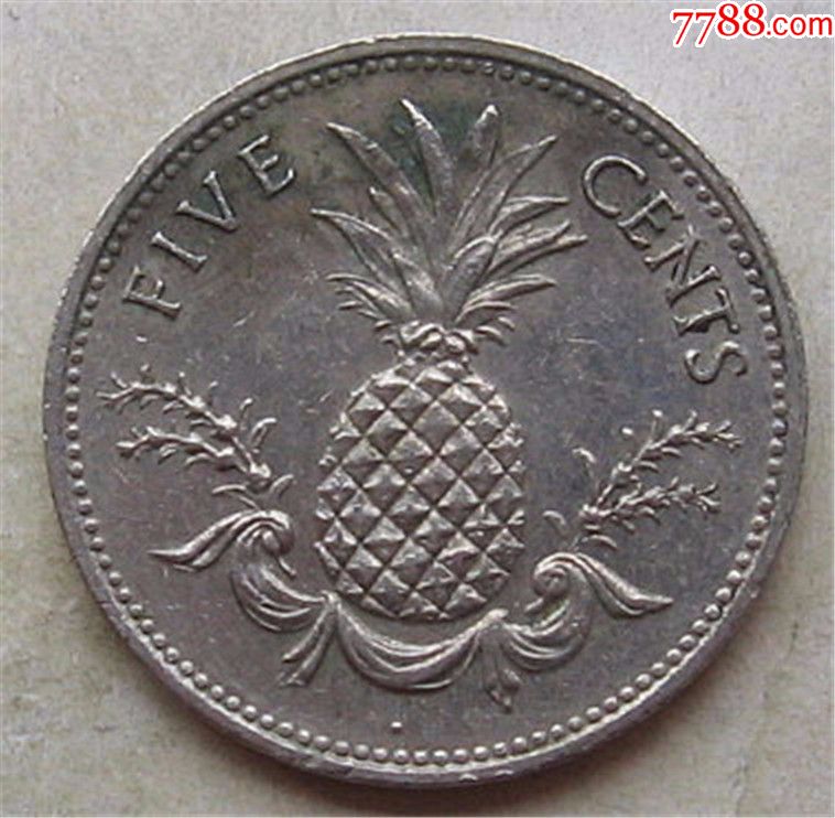 1987年巴哈马硬币5分
