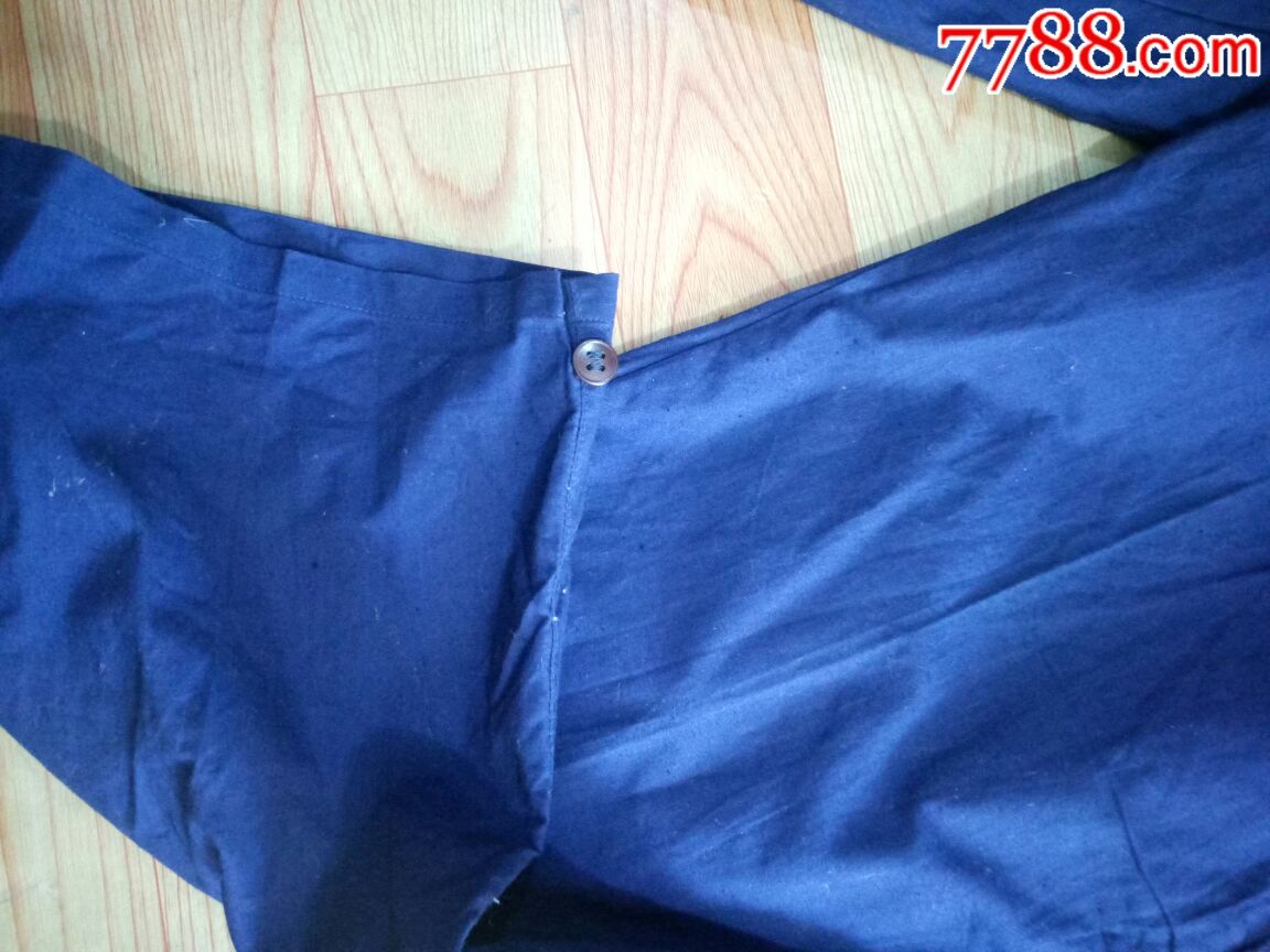 3号棉布海军裤子